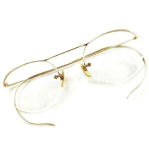 1930s FRAMELESS Vintage Glasses American Optics 46